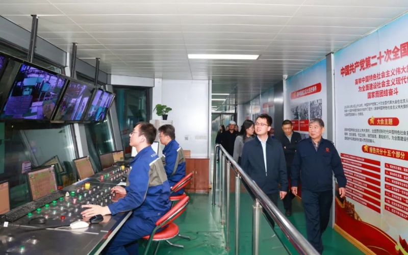 中國工經(jīng)聯(lián)中國工業(yè)碳達(dá)峰項(xiàng)目組組長、國際部執(zhí)行主任劉成林一行到榮程集團(tuán)參觀調(diào)研